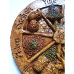 Incense Holder Wheel Of The Year Altar Plate Summerisle